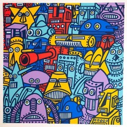 Hervé Di Rosa - Les robots